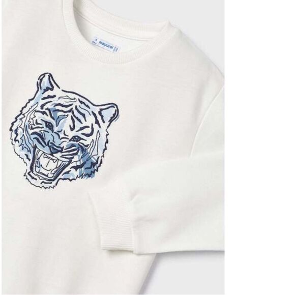 Mayoral Tiger Graphic Sweatshirt size 7 - Picture 2 of 5